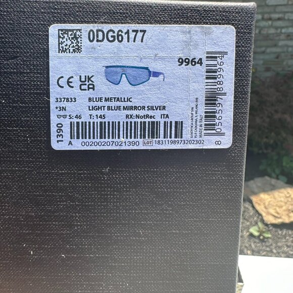 Dolce & Gabbana DG 6177 METALLIC BLUE/LIGHT BLUE MIRROR 46/14/145 main image 4